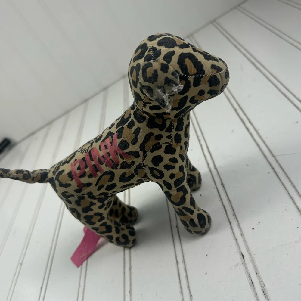 Victoria Secret Y2K Vintage Leopard Print 'WILD' Plush Dog Stuffed Animal